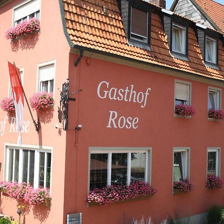 Gasthof Hotel Rose Obereisenheim Exterior photo